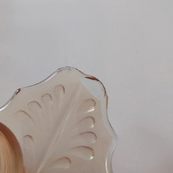 Vintage Jeanette Marigols Carnival Glass 3 Leaf Clover - Picture 10 of 12